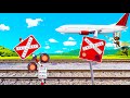 Railroad Crossing And Aircraft Crossing Sign