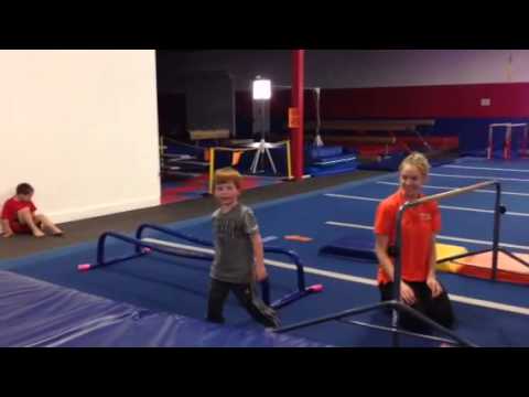 Bobby at gymnastics