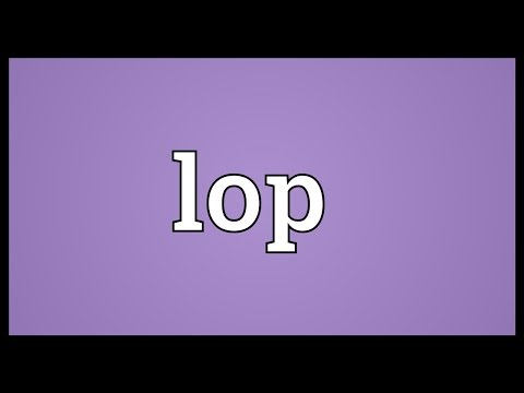 Lop Meaning