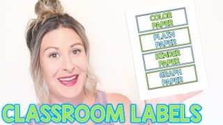 HOW TO MAKE YOUR OWN CLASSROOM LABELS *PowerPoint*