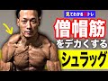 【僧帽筋】をデカくするシュラッグを解説!1種目で確実に追い込む!