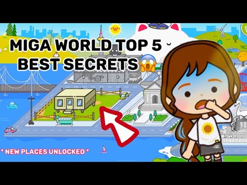 MIGA WORLD TOP 5 BEST SECRETS!😱🫣 | Miga World Shine✨