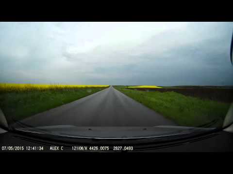 route Constanta   Targusor with accident