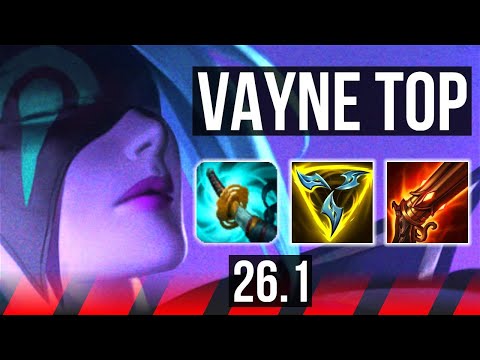 VAYNE vs VOLIBEAR (TOP) | 46K damage | KR Diamond | 26.1