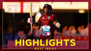 Highlights  West Indies v England  Hope Hits Spect