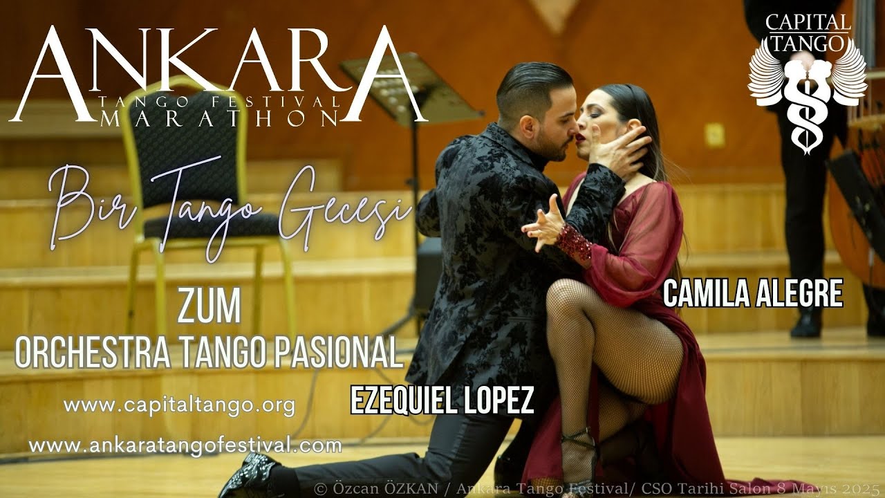 Video thumbnail for Ezequiel Lopez & Camila Alegre- Zum (Ankara Tango Festival Concert with Orquestra Tango Pasional)