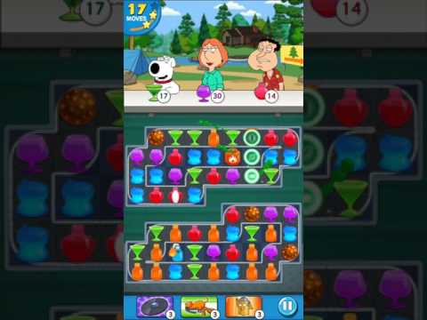 Family Guy - Another Freakin' Mobile Game : Level 44 - 3 stars! No Boosters!