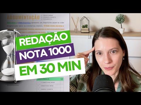 ⏰ ENEM essay in 30 minutes! Template for ANY topic, no need to memorize.