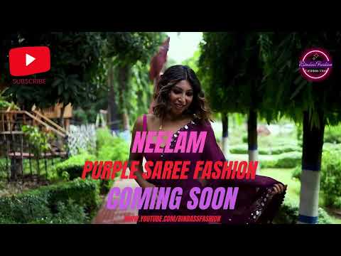 NEELAM IN PURPLE SAREE