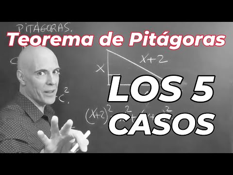 LOS 5 CASOS MÁS IMPORTANTES DEL TEOREMA DE PITÁGORAS. Ejercicios