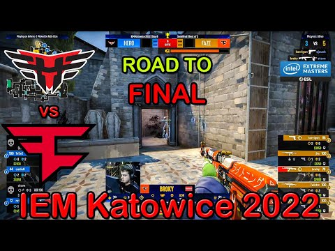 CS:GO HIGHLIGHTS - Heroic vs FaZe [ROAD TO FINAL][IEM Katowice 2022 | Playoffs | Semi-Final | BO3]