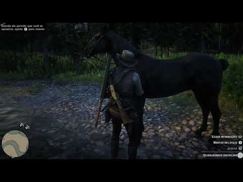 RED DEAD REDEMPTION 2 - Domando um Standardbred americano preto (Apanhei mas domei)