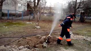 preview picture of video 'г.Светлый продувка газопровода'