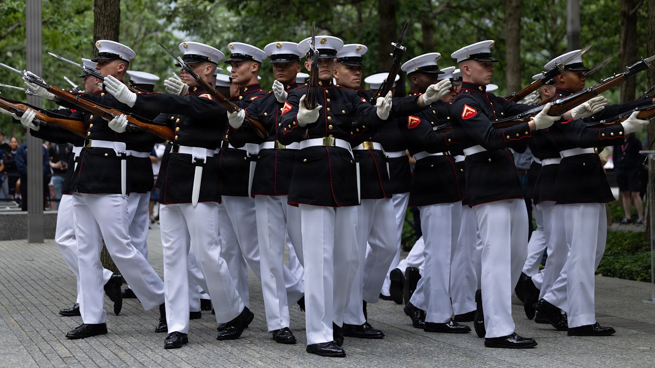 The United States Marine Corps Silent Drill Platoon Summer 2026