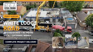Preview of White Lodge Road | Groundworks, Drainage & Complete RC Frame | M&A Steel Fixing.
