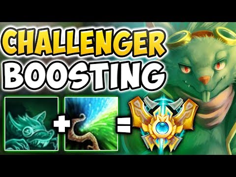 THIS NEW CHALLENGER BOOSTING STRATEGY IS SO OP!! INSANE SNOWBALL TWITCH GAMEPLAY - League of Legends