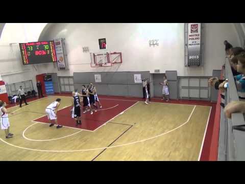 Polonia Warszawa - AZS UMK Consus PBDI Toruń 85 - 88 2 połowa 2. Liga Koszykówki 15.12.2013