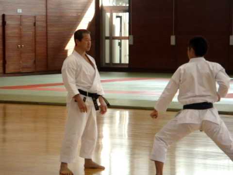 Karatedo Kagawa Masao sensei shows his exceptional skills.