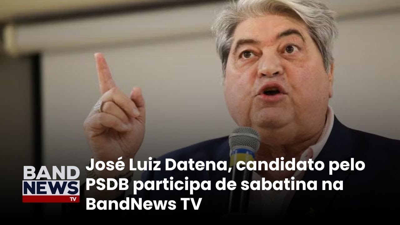 "Braços sociais da prefeitura vão chegar nas pessoas", diz candidato à prefeitura José Luiz Datena