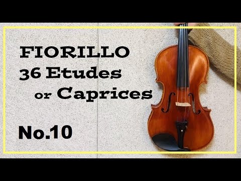 [Etude Challenge]FIORILLO 36 Etudes or Caprices No.10