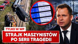 "Zbieramy żniwa tego, co się wydarzyło". Wstrząsające słowa maszynisty po serii tragedii