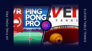 Which is the Best Table Tennis Game on the Quest. VR Ping Pong Pro Gameplay & Review