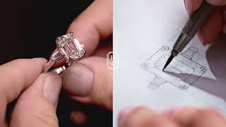  Classic Winston Emerald-Cut Engagement Ring