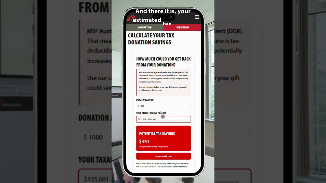 Calculate Your EOFY Tax Donation Savings