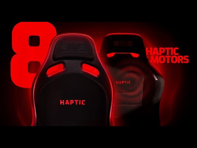 Asiento simulador Next Level Racing ERS3 Haptic Feedback 8 motores integración total video