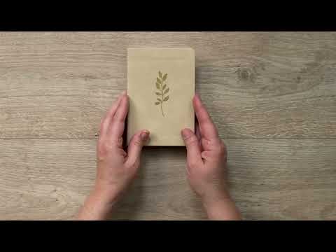 Video Preview for NLT Premium Value Compact Bible, Filament Enabled | LeatherLike, Ivory Vine