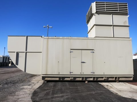 Used- Cummins 1250 kW standby (1100 kW prime) diesel generator set - stock # 47668001