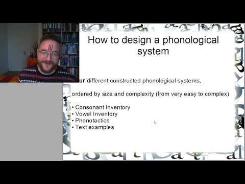 Creating a Phonological System or How do Languages Use Sounds? Part 1