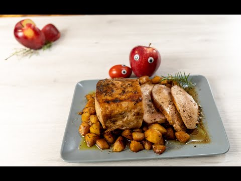 Pork Loin with Apples Recipe - A traditional way to make pork loin in Tuscany