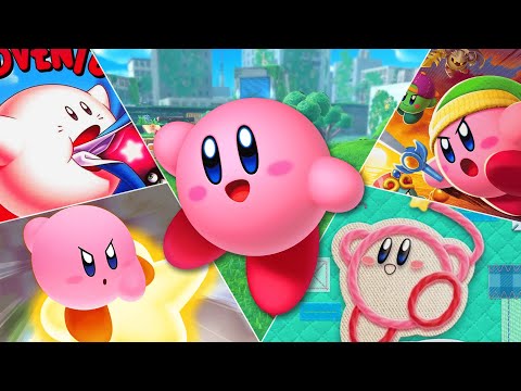 Evolution of KIRBY in Games (1992 - 2022)