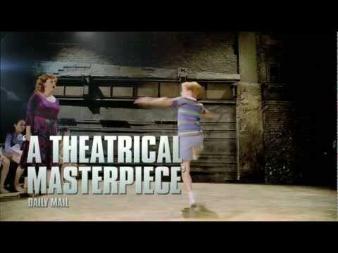 Trailer frame: ballet class overlaps with picket line during 'Solidarity' montage