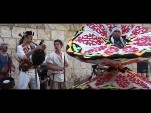 Tanoura dancer.Dancing with a Great Dancer.Traditional. Medieval music.Middle ages.1st part Video