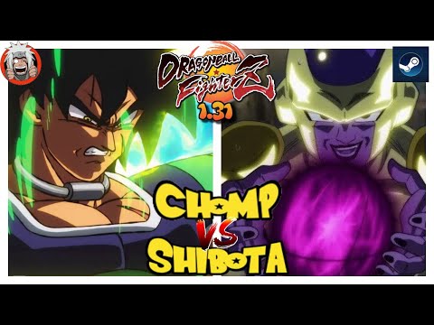 DBFZ Chomp vs Shibota (Goku, Broly, BrolyDBS) vs (SuperBaby2, Frieza, Cooler) Ver 1.31
