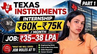 Texas Instruments Internship 💻💰 | ₹75K/Month!