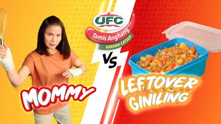 UFC Banana Catsup Knockout Challenge: ROUND 1! Mommy vs Leftover Giniling!