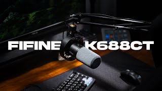 $80 Best Budget Mic - FIFINE K688CT Review & Sound Test (USB vs XLR)