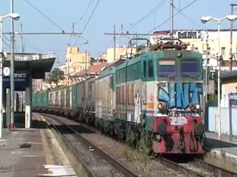 E655.488 + E652.162 in partenza col TC 57106 Pomezia - Rivalta Scrivia