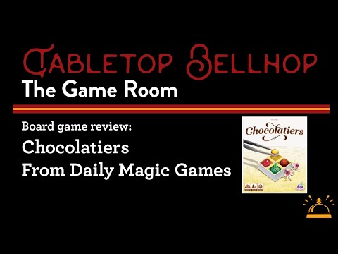 Chocolatiers Review. A thinky filler board game from Isaias Vallejo published by Daily Magic Games.