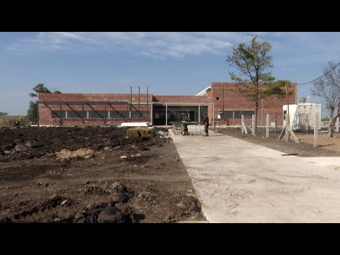 Imágenes de las obras en el liceo de Achar, en el departamento de Tacuarembó