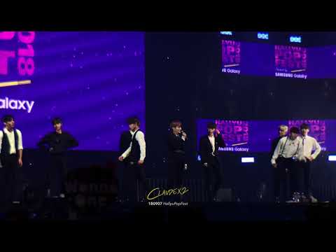 [HD] 180907 WANNA ONE Talk Session Singapore Hallyu Pop Fest