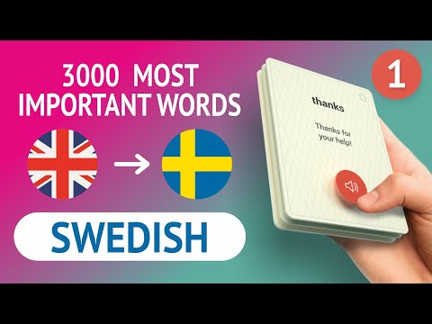 3000 the most important Swedish words - part 1. The most useful words in Swedish - Multilang