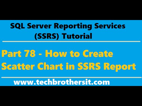 SSRS Tutorial 78 - How to Create Scatter Chart in SSRS Report