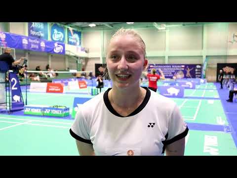 Joanna Podedworny - mistrzyni Polski juniorów w grze pojedynczej.