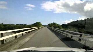 preview picture of video 'NZ - South Island West Coast one lane bridge'
