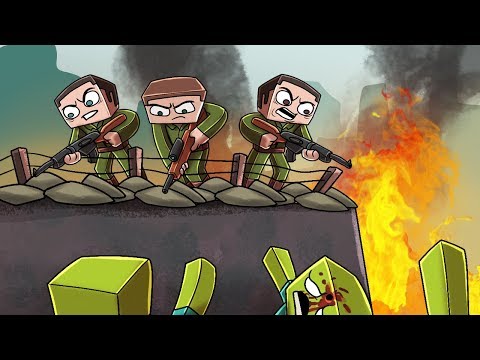 Minecraft - ULTIMATE ZOMBIE APOCALYPSE FORT! (Zombie Base Challenge)