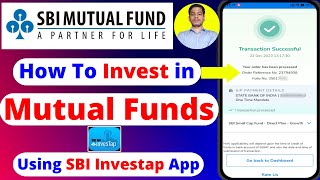 How to invest in SBI Mutual Fund through Investap App | How to Invest through SBI Investap App 2024